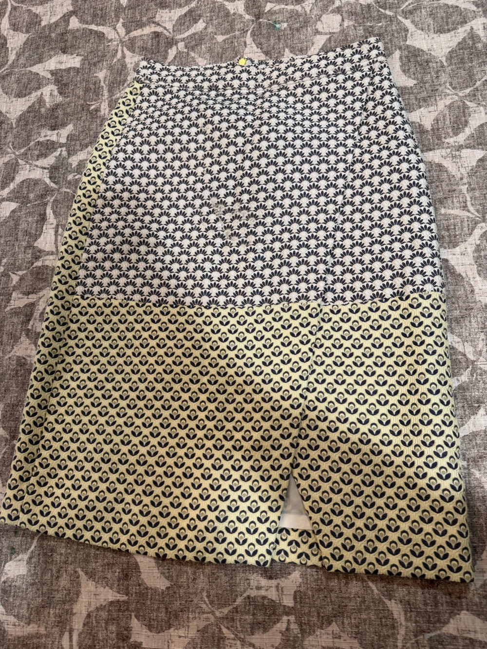 J. Crew Jacquard Pencil Skirt